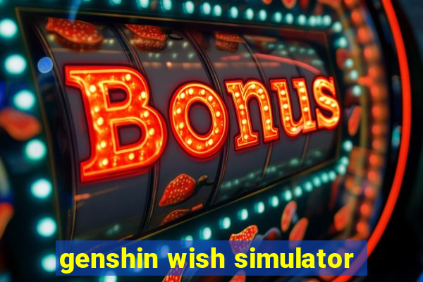 genshin wish simulator